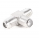 Conector F Hembra Triple